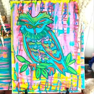 Abstract Art Acrylic Paint on Canvas